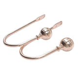 Max 1 Pair Window Curtain Holdback Tieback with Decorative Ball Finial Gold - Aladdin Shoppers