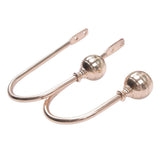 Max 1 Pair Window Curtain Holdback Tieback with Decorative Ball Finial Gold - Aladdin Shoppers