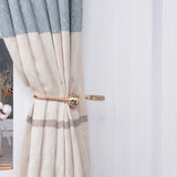 Max 1 Pair Window Curtain Holdback Tieback with Decorative Ball Finial Gold - Aladdin Shoppers