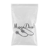 Max 1 Pair Window Curtain Holdback Tieback with Decorative Ball Finial Grey - Aladdin Shoppers