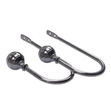 Max 1 Pair Window Curtain Holdback Tieback with Decorative Ball Finial Grey - Aladdin Shoppers