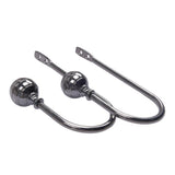 Max 1 Pair Window Curtain Holdback Tieback with Decorative Ball Finial Grey - Aladdin Shoppers