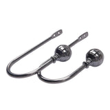 Max 1 Pair Window Curtain Holdback Tieback with Decorative Ball Finial Grey - Aladdin Shoppers