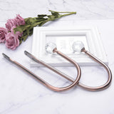 Max 1 Pair Window Curtain Holdback Tieback with Decorative Crystal Finial Bronze - Aladdin Shoppers