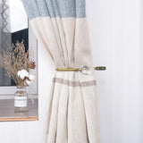 Max 1 Pair Window Curtain Holdback Tieback with Decorative Crystal Finial Copper - Aladdin Shoppers