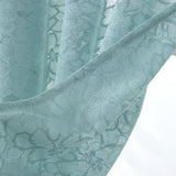 Max 1 Panel Embroidered Lace Window Voile Sheer Curtain Tiers 74x90cm B Blue - Aladdin Shoppers