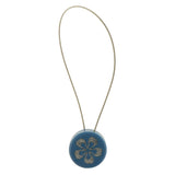 Max 1 Piece Flower Pattern Magnetic Curtain Tiebacks Buckle Clip Holdback Blue - Aladdin Shoppers