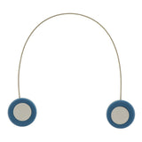 Max 1 Piece Flower Pattern Magnetic Curtain Tiebacks Buckle Clip Holdback Blue - Aladdin Shoppers