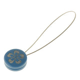 Max 1 Piece Flower Pattern Magnetic Curtain Tiebacks Buckle Clip Holdback Blue - Aladdin Shoppers