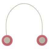 Max 1 Piece Flower Pattern Magnetic Curtain Tiebacks Buckle Clip Holdback Pink - Aladdin Shoppers