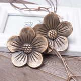 Max 1 Piece Flower Shape Magnetic Curtain Tie Back Coffee - Aladdin Shoppers