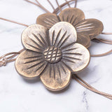 Max 1 Piece Flower Shape Magnetic Curtain Tie Back Coffee - Aladdin Shoppers