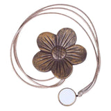 Max 1 Piece Flower Shape Magnetic Curtain Tie Back Coffee - Aladdin Shoppers