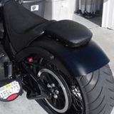 Max 1 Piece Gloss Black Highly Stretchable Motorcycle 6 Suction Cup Rectangular Pillion Pad Seat Fits for Harley 883 1200 X48 72 - Aladdin Shoppers