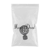 Max 1 Piece Retro Curtain Pole Rod Finials Ends Heads 28mm A Style Black - Aladdin Shoppers