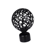Max 1 Piece Retro Curtain Pole Rod Finials Ends Heads 28mm A Style Black - Aladdin Shoppers
