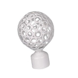Max 1 Piece Retro Curtain Pole Rod Finials Ends Heads 28mm A Style White - Aladdin Shoppers