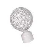 Max 1 Piece Retro Curtain Pole Rod Finials Ends Heads 28mm A Style White - Aladdin Shoppers