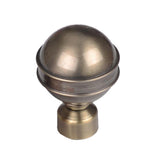 Max 1 Piece Retro Curtain Pole Rod Finials Ends Heads 28mm E Style Bronze - Aladdin Shoppers