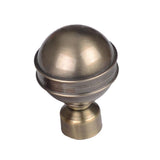 Max 1 Piece Retro Curtain Pole Rod Finials Ends Heads 28mm E Style Bronze - Aladdin Shoppers