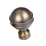 Max 1 Piece Retro Curtain Pole Rod Finials Ends Heads 28mm E Style Bronze - Aladdin Shoppers