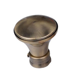 Max 1 Piece Retro Curtain Pole Rod Finials Ends Heads 28mm F Style Bronze - Aladdin Shoppers