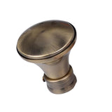 Max 1 Piece Retro Curtain Pole Rod Finials Ends Heads 28mm F Style Bronze - Aladdin Shoppers