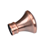 Max 1 Piece Retro Curtain Pole Rod Finials Ends Heads 28mm F Style Red Bronze - Aladdin Shoppers