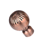 Max 1 Piece Retro Curtain Pole Rod Finials Ends Heads 28mm G Style Red Bronze - Aladdin Shoppers