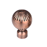 Max 1 Piece Retro Curtain Pole Rod Finials Ends Heads 28mm G Style Red Bronze - Aladdin Shoppers