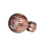 Max 1 Piece Retro Curtain Pole Rod Finials Ends Heads 28mm G Style Red Bronze - Aladdin Shoppers