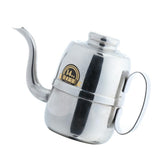 Max 1 Piece Stainless Steel Fine Mouth Hand-Flushed Coffee Pot with Ears 500ml - Aladdin Shoppers