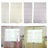 Max 1 Piece Window Voile Sheer Curtain Valance Tiers Pink_1x2.5m - Aladdin Shoppers