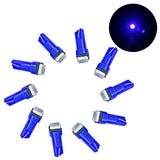 Max 10 Pieces Car 12V T5 5050 1SMD Gauge Instrument Panel Dashboard Light Blue - Aladdin Shoppers