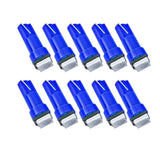 Max 10 Pieces Car 12V T5 5050 1SMD Gauge Instrument Panel Dashboard Light Blue - Aladdin Shoppers