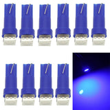 Max 10 Pieces Car 12V T5 5050 1SMD Gauge Instrument Panel Dashboard Light Blue - Aladdin Shoppers