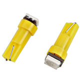 Max 10 Pieces Car 12V T5 5050 1SMD Gauge Instrument Panel Dashboard Light Yellow - Aladdin Shoppers