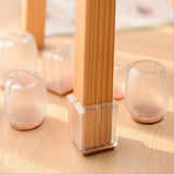 Max 10 Pieces Clear Chair Leg Floor Protectors Furniture Pads Round Leg 52-58mm - Aladdin Shoppers