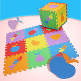 Max 10 Pieces Foam Puzzle Exercise Mat Interlocking Tiles Fruits - Aladdin Shoppers