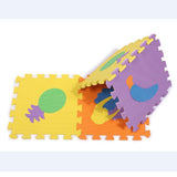 Max 10 Pieces Foam Puzzle Exercise Mat Interlocking Tiles Vegetables and Fruits - Aladdin Shoppers