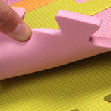 Max 10 Pieces Foam Puzzle Exercise Mat Interlocking Tiles Vegetables and Fruits - Aladdin Shoppers