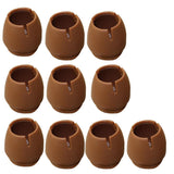 Max 10 Pieces Table Chair Leg Floor Protectors Round Bottom Round Mouth 17-21mm - Aladdin Shoppers