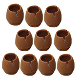 Max 10 Pieces Table Chair Leg Floor Protectors Round Bottom Round Mouth 17-21mm - Aladdin Shoppers