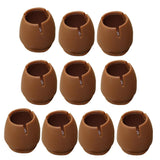 Max 10 Pieces Table Chair Leg Floor Protectors Round Bottom Round Mouth 17-21mm - Aladdin Shoppers