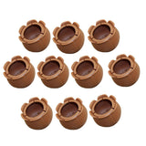 Max 10 Pieces Table Chair Leg Floor Protectors Round Bottom Round Mouth 29-35mm - Aladdin Shoppers