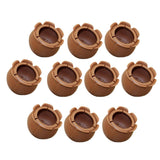 Max 10 Pieces Table Chair Leg Floor Protectors Round Bottom Round Mouth 29-35mm - Aladdin Shoppers