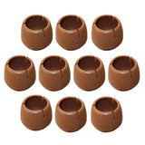 Max 10 Pieces Table Chair Leg Floor Protectors Round Bottom Round Mouth 37-42mm - Aladdin Shoppers