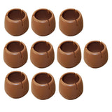 Max 10 Pieces Table Chair Leg Floor Protectors Round Bottom Round Mouth 37-42mm - Aladdin Shoppers