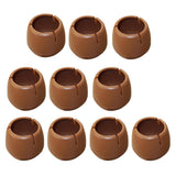 Max 10 Pieces Table Chair Leg Floor Protectors Round Bottom Round Mouth 37-42mm - Aladdin Shoppers