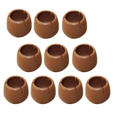 Max 10 Pieces Table Chair Leg Floor Protectors Round Bottom Round Mouth 37-42mm - Aladdin Shoppers